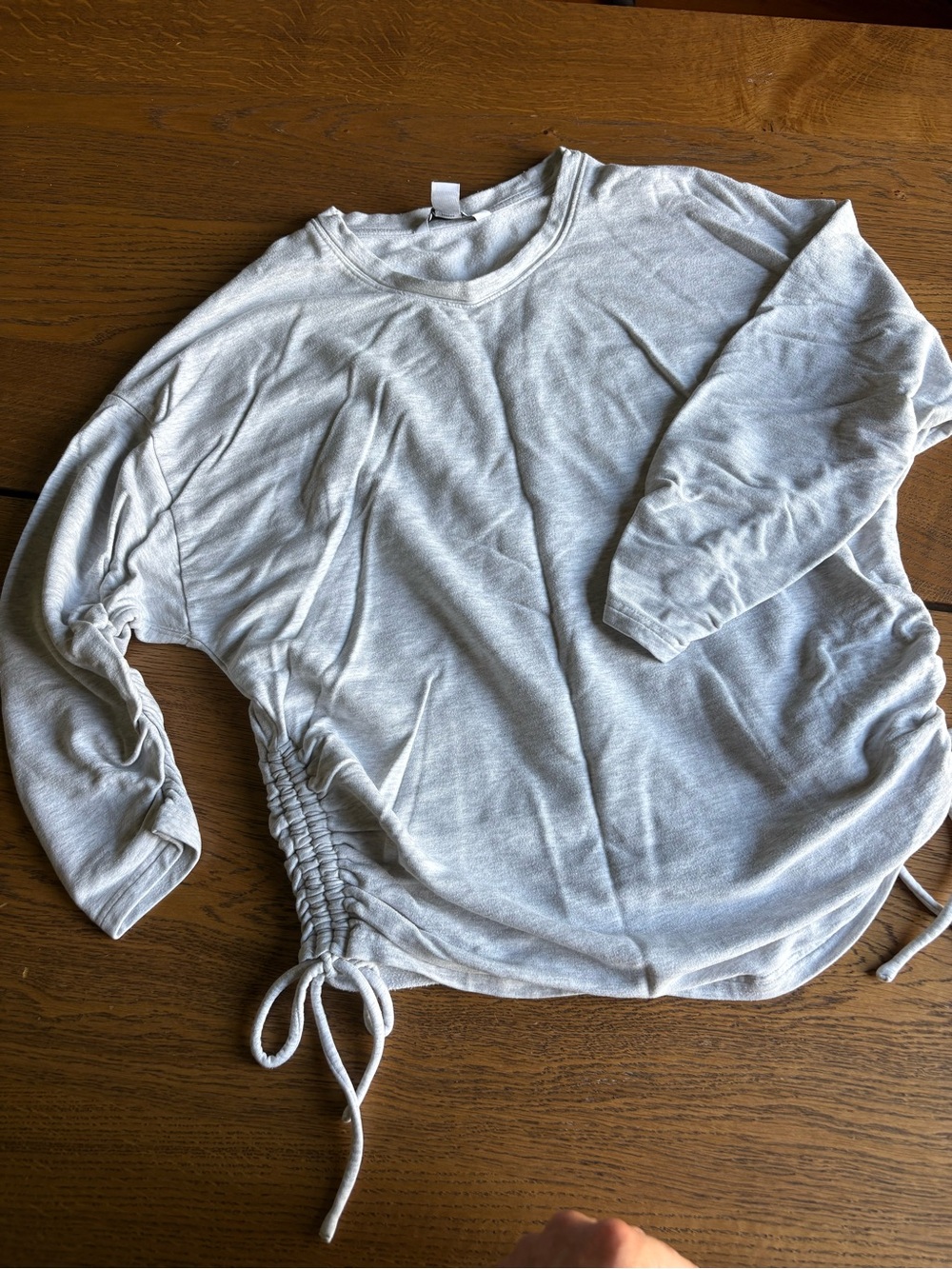 Athleta Lombard Ruched Sweatshirt